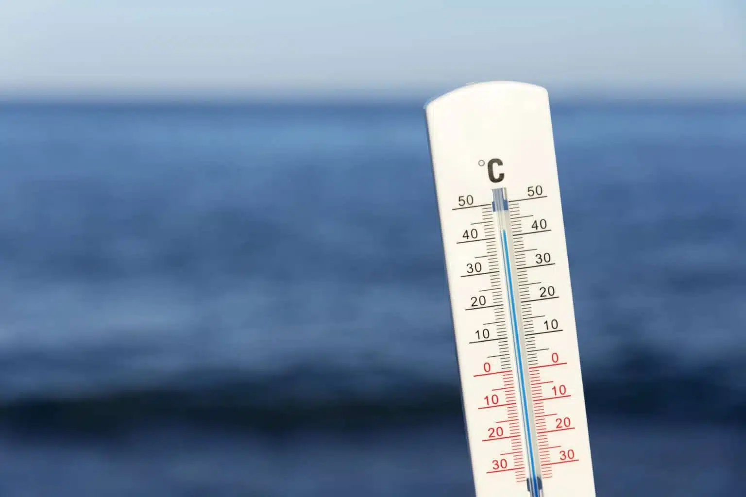 A thermometer showing the 1.5-degree limit set by the Paris Agreement and the CSRD