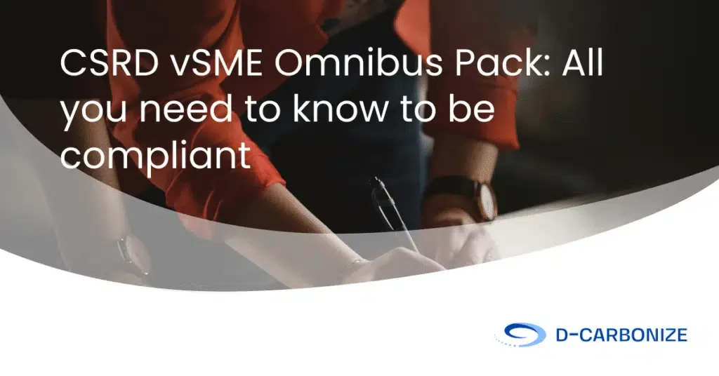 CSRD vSME omnibus pack : all you need to know to be compliant