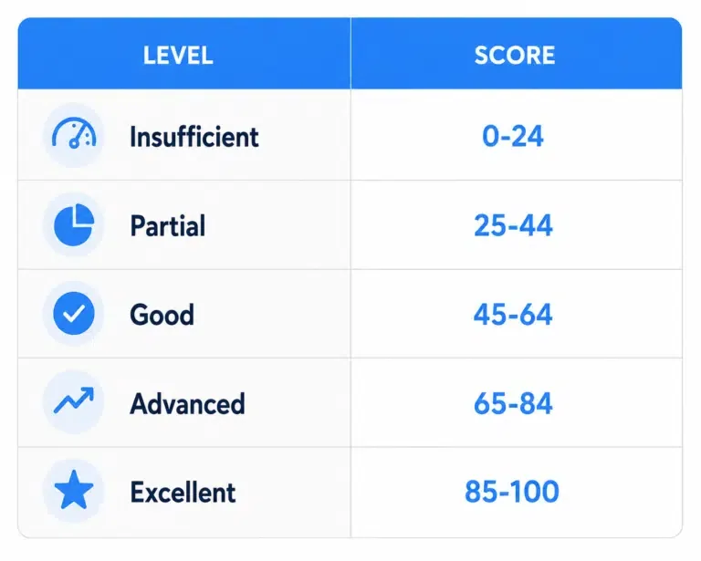 EcoVadis evaluation scores
