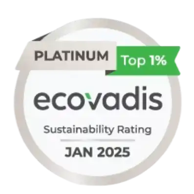 EcoVadis Platinium medal